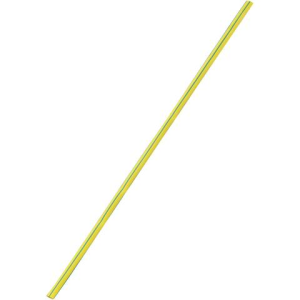 Wärmeschrumpfschlauch, 3:1, (4.8/1.5 mm), Polyolefin, vernetzt, gelb/grün
