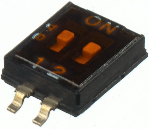 DIP-Schalter, Ein-Aus, 2-polig, gerade, 25 mA/24 VDC, IKH0203000