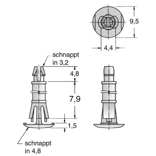 006.85.071 Ettinger Leiterplattenbefestigung Bild 2