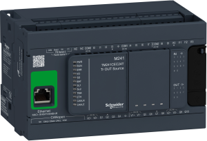 SPS-Steuerung M241, 24 E/A, Transistor, positive Logik, Ethernet, CAN-Master