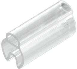 PVC Kabelmarkierer, beschriftbar, (B x H) 18 x 5 mm, max. Bündel-Ø 2.5 mm, transparent, 1798600000