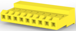 Buchsengehäuse, 9-polig, RM 3.96 mm, gerade, gelb, 3-640427-9