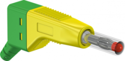 4 mm Stecker, Schraubanschluss, 1,0 mm², gelb/grün, 64.9325-20