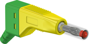 4 mm Stecker, Schraubanschluss, 2,5 mm², gelb/grün, 64.9326-20