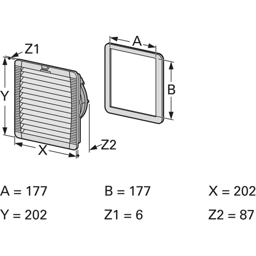 PF 32.000 Pfannenberg Einbauventilatoren Bild 5