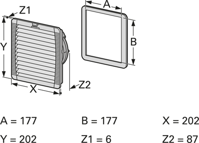 PF32.000 Pfannenberg Einbauventilatoren Bild 5