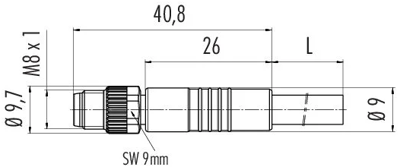 79 3805 52 08 binder Sensor-Aktor Kabel Bild 2