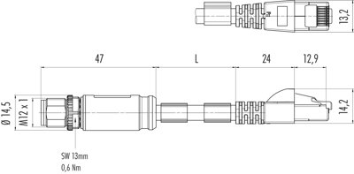 79 9723 020 08 binder Sensor-Aktor Kabel Bild 2