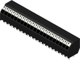 Leiterplattenklemme, 21-polig, RM 3.5 mm, 0,13-1,5 mm², 12 A, Federklemmanschluss, schwarz, 1885840000