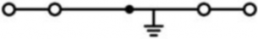 4-Leiter-Schutzleiterklemme, Federklemmanschluss, 0,08-1,5 mm², 1-polig, 18 A, 8 kV, gelb/grün, 279-837