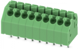 Leiterplattenklemme, 9-polig, RM 3.5 mm, 0,2-1,5 mm², 8 A, Federklemmanschluss, grün, 1985030