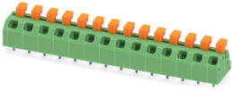 Leiterplattenklemme, 14-polig, RM 5 mm, 0,2-0,75 mm², 13.5 A, Federklemmanschluss, grün, 1864558