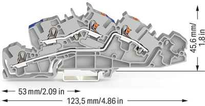 2205-7549 WAGO Reihenklemmen Bild 2