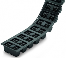 Leiterplattenklemme, 2-polig, RM 3.5 mm, 0,2-1,5 mm², 8 A, Push-in Käfigklemme, schwarz, 250-202/353-604/997-404