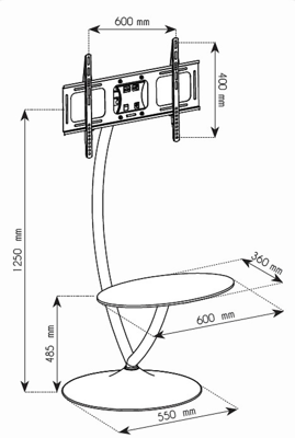 ICA-TR13 EFB-Elektronik Monitor Halterung Bild 2