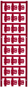 Polyamid Kabelmarkierer, beschriftbar, (B x H) 12 x 9.3 mm, max. Bündel-Ø 6 mm, rot, 1062080000