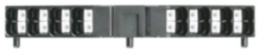Rangierverteilerklemme, Push-in-Anschluss, 0,5-1,5 mm², 16-polig, 10 A, 4 kV, schwarz, 1173820000
