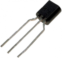 Bipolartransistor, PNP, -800 mA, -45 V, THT, TO-92, BC327-40