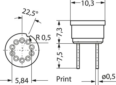 10064971 Fischer Elektronik Halbleiterfassungen, Halterungen
