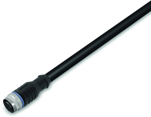 Sensor-Aktor Kabel, M12-Kabeldose, gerade auf offenes Ende, 5-polig, 1.5 m, PUR, schwarz, 4 A, 756-5301/060-015