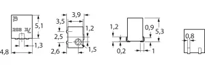 3224W-2-202E Bourns Electronics GmbH Trimmpotentiometer Bild 2