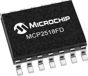 Schnittstellen IC CAN 8Mbps Standby 3.3V/5V, MCP2518FDT-E/SL, SOIC-14
