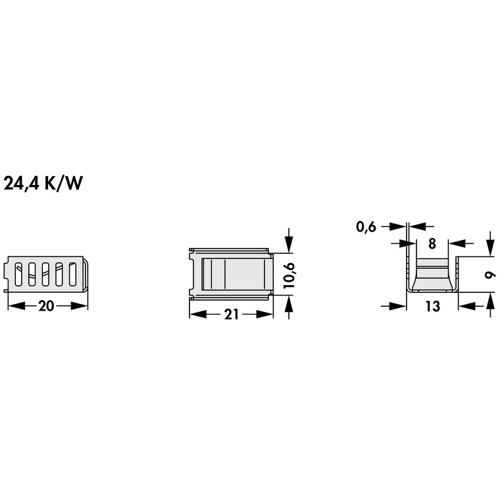 FK 259 MI 220 O Fischer Elektronik Kühlkörper Bild 2