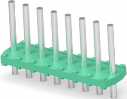 Leiterplattenklemme, 8-polig, RM 3.5 mm, 0,5-1,5 mm², 2 A, Stift, grün, 1986718-8