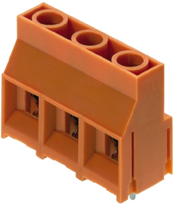 Leiterplattenklemme, 2-polig, RM 9.52 mm, 0,18-6,0 mm², 30 A, Schraubanschluss, orange, 1724680000