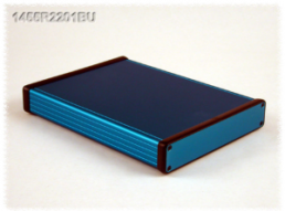 Aluminium Gehäuse, (L x B x H) 220 x 165 x 31 mm, blau, IP54, 1455R2201BU