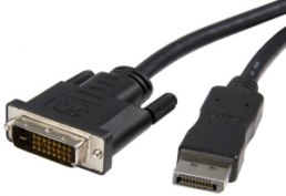 DisplayPort 1.1 auf DVI Kabel, schwarz, 2 m