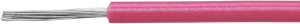 PVC-Schaltlitze, hochflexibel, LiYv, 0,14 mm², AWG 26, rosa, Außen-Ø 1,1 mm