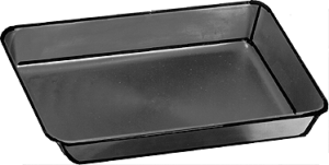 Stapelschale, schwarz, (L x B x T) 210 x 150 x 40 mm, A4-3-6-10
