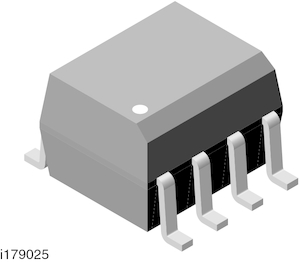 Vishay Optokoppler, SOIC-8, ILD217-T