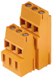 Leiterplattenklemme, 12-polig, RM 5.08 mm, 0,2-2,5 mm², 15 A, Schraubanschluss, orange, 1769280000