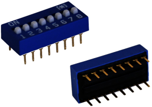 DIP-Schalter, 8-polig, gerade, 25 mA/24 VDC, 606000022