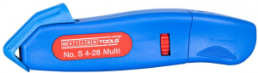 Abisoliermesser für Rundkabel, 0,5-6,0 mm², AWG 20-10, Leiter-Ø 4-28 mm, L 145 mm, 61 g, WEICON MULTI 4-28
