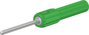 Zählerprüfstift speziell für den Schraubanschluss an Zählerklemmen, mit 2 mm Stift-Ø, CAT II, grün