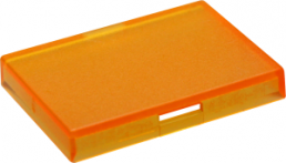 Kappe, rechteckig, (L x B x H) 22.4 x 16.4 x 3.2 mm, gelb, für Druckschalter, 5.49.277.058/1402