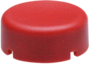 Tastenknopf, rund, Ø 17 mm, (H) 6.8 mm, rot, für Einzeltaster, 840.000.071