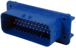 Steckverbinder, 35-polig, RM 4 mm, abgewinkelt, blau, 776180-5