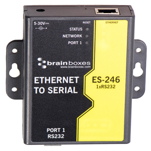 Geräteserver Ethernet zu Serial, 1 Port, 100 Mbit/s, 5-30 VDC, ES-246
