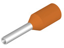 Isolierte Aderendhülse, 0,5 mm², 12 mm/6 mm lang, orange, 0409500000