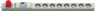 Steckdosenleiste, 8-fach, 2.5 m, 16 A, grau, 03.328.008.1