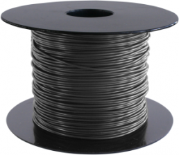 PVC-Fahrzeugleitung, FLRY-B, 0,5 mm², AWG 20, schwarz, Außen-Ø 1,6 mm