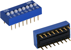 DIP-Schalter, 2-polig, gerade, 25 mA/24 VDC, 606000036