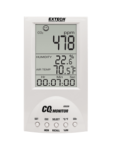 EXTECH CO220 AIR QUALITY MONITOR, DESKTOP INDOOR