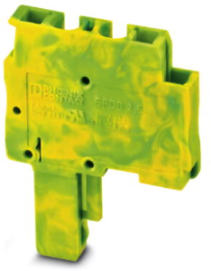 Stecker, Federzuganschluss, 0,08-4,0 mm², 1-polig, 24 A, 6 kV, gelb/grün, 3043213