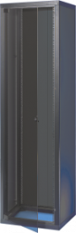 43 HE Schrank mit Front- und Rücktür, (H x B x T) 2020 x 600 x 600 mm, IP40, Stahl, schwarzgrau, 10117-539