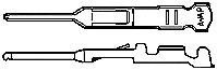 Stiftkontakt, 0,14-0,35 mm², AWG 26-20, Crimpanschluss, 170429-2
